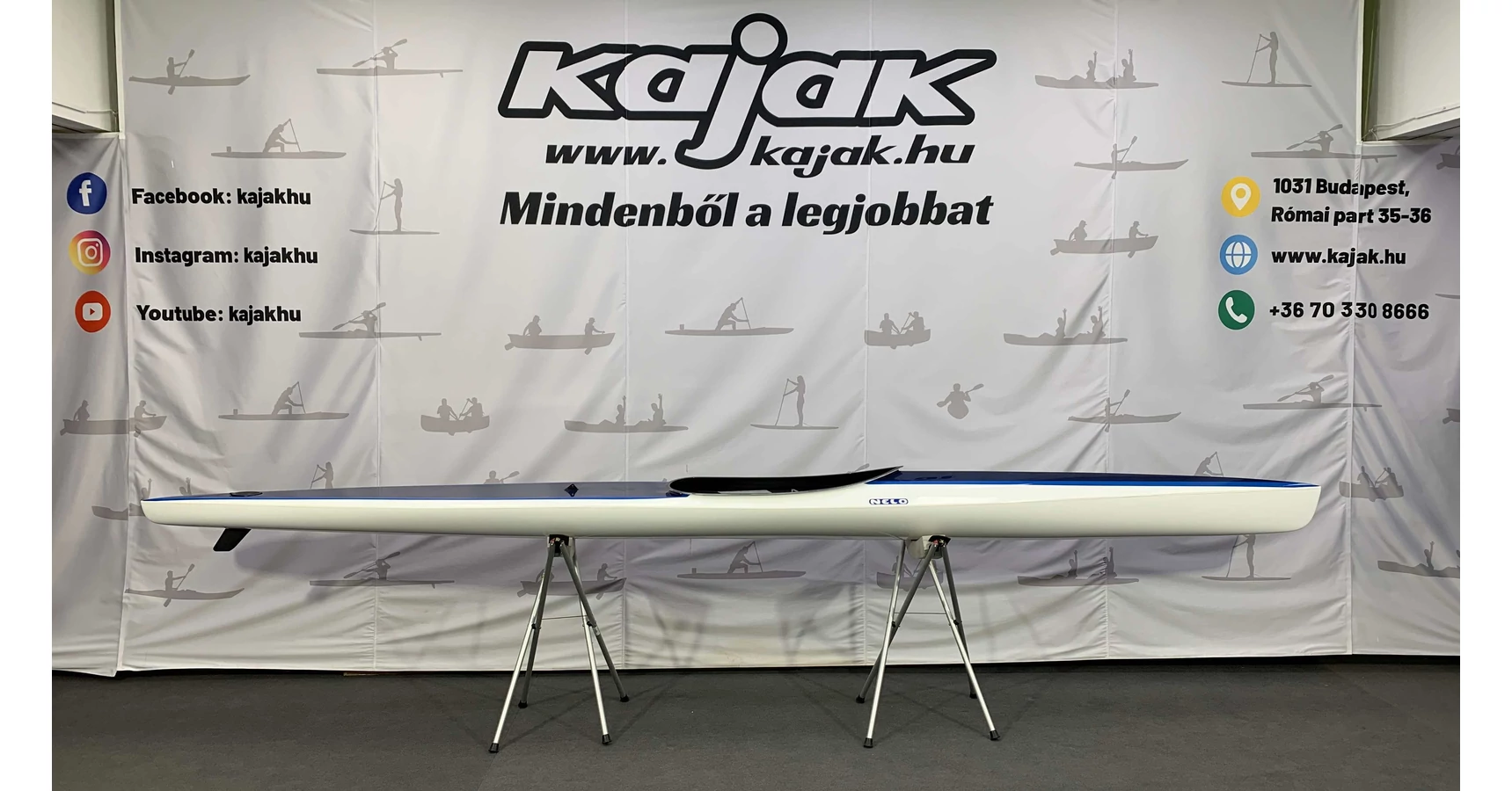 Nelo K1 Viper 48 A1 kipróbált fitness kajak - Fitness kajakok - Kajak.hu