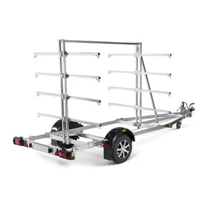 Egyedi kajak-kenu szállító utánfutó vonta