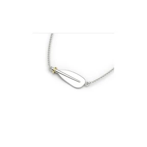 Ezüst kajaklapát toll nyaklánc