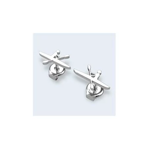 Ezüst kajakos fülbevaló