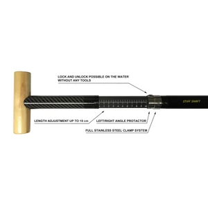 Jantex kenulapát nyél toldóval fehér/puha