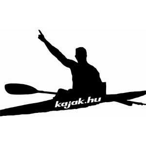 Kajak.hu Kajakos matrica (150x90 mm)