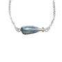 Picture 2/2 -Silver Kayak Paddle Blade Necklace